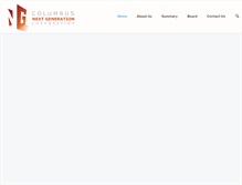 Tablet Screenshot of columbusnextgen.org
